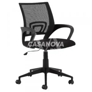 CADEIRA FORTT ESCRITORIO BASE PRETA 1050  PRETA