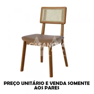 CADEIRA IMCAL CLASSIC TELA FACTO  MARROM/ NATURE