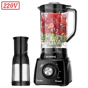 LIQUIDIFICADOR MONDIAL L-99 FB 3 VEL 220V PRETO