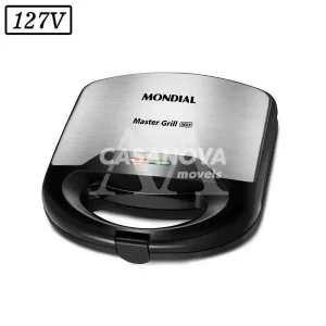 SANDUICHEIRA GRILL MONDIAL MASTER S-20 750W 127V INOX/PRETA