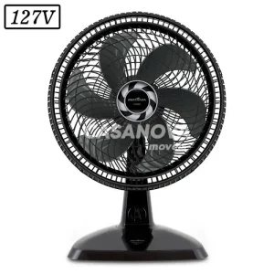 VENTILADOR BRITANIA BVT400 TURBO 40CM 6 PAS 3 VEL 127V PRETO
