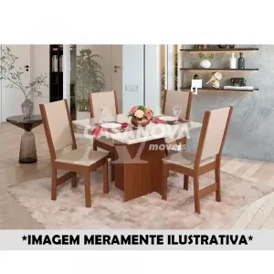CJ MESA 4C SAO CARLOS LAISE QUADRADA 100X100 NATURALLE / OFF WHITE