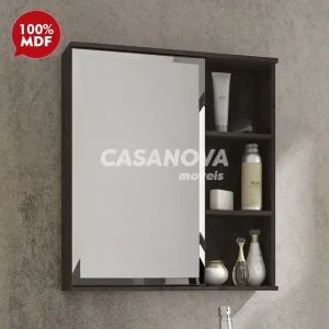 ESPELHEIRA MGM TREVISO 56CM CAFE