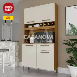 KIT 4P 1G RONIPA PINOT AMENDOA / OFF WHITE