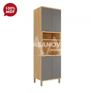 PANELEIRO RONIPA 4P ABRIR P/ MICRO SAUVIGNON AMENDOA/CHUMBO