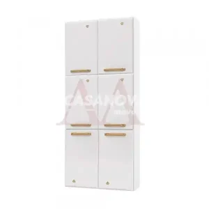 PANELEIRO TELASUL DUPLO ALTO 6P S/ PE DIAMANTE NEW BRANCO 818313-01