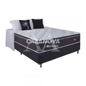 CJ BASE BOX/COLCHAO D45 OURO 138X188X62 DESIGN VOGUE GRAFITE