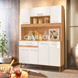 KIT 7P 1G NICIOLI MAGAZIN 120 FREIJO/OFF WHITE CRISTAL