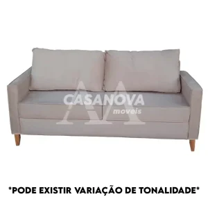 ESTOFADO MALU 3 LUGARES CHANEL CASTOR VELUDO