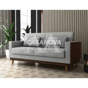 ESTOFADO CAMA MATRIX 3 LUGARES ESTHER LINHO MILLENIUM PALHA/COURINO MA