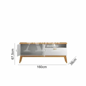 RACK BANCADA PATRIMAR SIRIUS 1.6 OFF WHITE/CINAMOMO