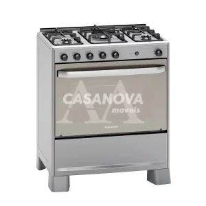 FOGAO 5B SUGGAR PISO SELECT MESA INOX PRATA