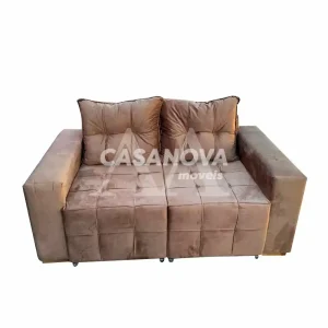ESTOFADO BOMFLEX CROACIA RETRATIL BRONZE VELUDO