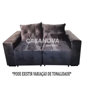 ESTOFADO DESTACK FENIX RETRATIL CHOCOLATE VELUDO