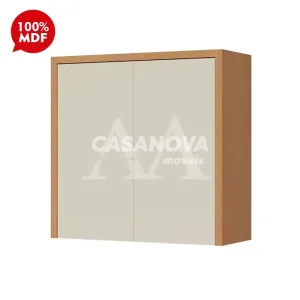 ARMARIO NESHER 2P ABRIR CONDESSA 80CM CARVALHO/GREIGE 500967
