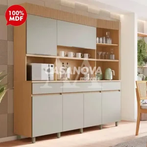 KIT 6P 3G NESHER REALEZA 220CM CARVALHO/GREIGE 500972