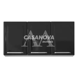 ARMARIO ITATIAIA 3P. ABRIR LUCE IP3 105 PRETO 1051