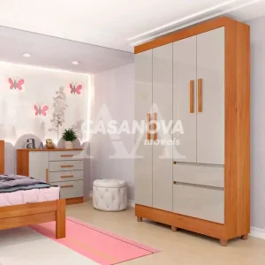 ROUPEIRO 4P. ABRIR 2G TCIL OREGON C/PES CINAMOMO/OFF WHITE