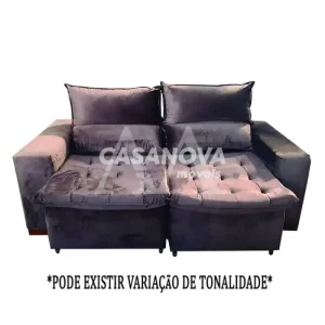 ESTOFADO BOMFLEX CHILE RETRATIL CAFE VELUDO