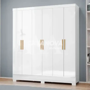 ROUPEIRO 6P. ABRIR 2G MX GLIESE BRANCO NEVE