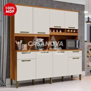 KIT 8P 2G RONIPA CABERNET PRIME AMENDOA/OFF WHITE