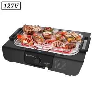 CHURRASQUEIRA ELETRICA CADENCE GRILL MENU GRL810 1800W 127V PRETA