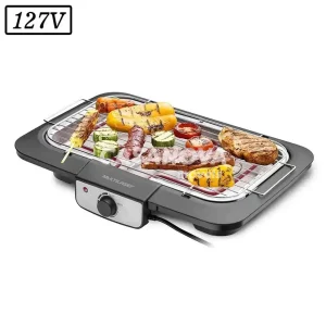 CHURRASQUEIRA ELETRICA MULTILASER CE131 GOURMET 1800W 127V PRETA