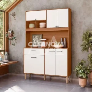 KIT 6P 1G NICIOLI ERVA DOCE 120 IPE/OFF WHITE CRISTAL