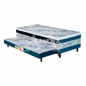 CAMA BOX D28 88X188X53 BELLABAHIA MARAU C/AUXILIAR C/PILLOW