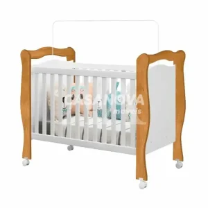 BERCO MINI CAMA JA LARA BRANCO/NATURE