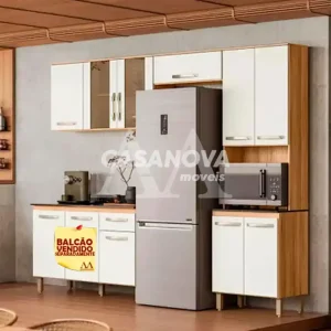 COZINHA NICIOLI FIT FREIJO / OFF WHITE CRISTAL