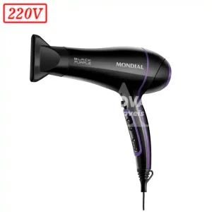 SECADOR DE CABELO MONDIAL BLACK PURPLE SCN-01 2000W 220V