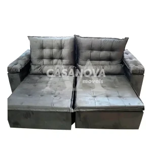 ESTOFADO RG VENEZA RETRATIL 2.20 CINZA INCA 10