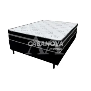 CJ BASE BOX 138X188X56 TOPAZIO PERSONALITE PRETO MOLAS ENSACADAS