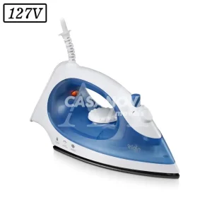 FERRO DE PASSAR ELGIN A VAPOR IRON PRESS 127V BRANCO/AZUL