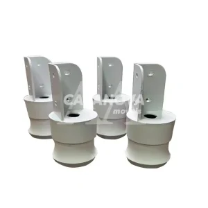 KIT TCIL PES C/4 PLASTICO C/ REGULAGEM BRANCO