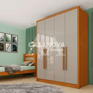 ROUPEIRO 4P. ABRIR 2G TCIL DINAMARCA C/ PES CINAMOMO / OFF WHITE