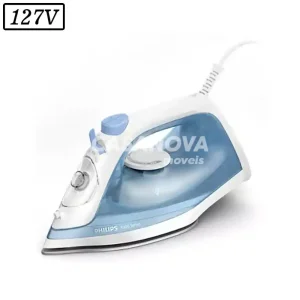 FERRO DE PASSAR PHILIPS WALITA DST1050/22 A VAPOR 127V BRANCO / AZUL