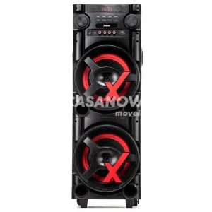 CAIXA DE SOM AMVOX AMPLIFICADORA ACA 1000 NEW X 1000 WATS