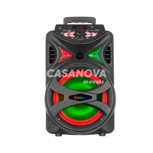 CAIXA DE SOM AMVOX AMPLIFICADORA ACA 255 HIT C/FM 250 WATS