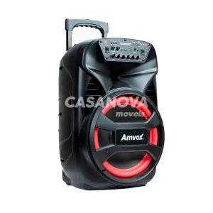 CAIXA DE SOM AMVOX AMPLIFICADORA ACA 480 VIPER II C/FM 480 WATS
