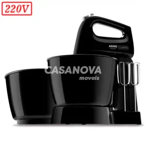 BATEDEIRA ARNO FACILITA SX16 2 TIGELAS 350W 3 VEL 220V PRETA