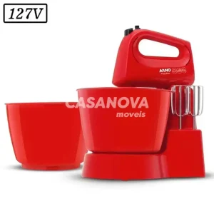 BATEDEIRA ARNO FACILITA SX25 2 TIGELAS 350W 3 VEL 127V VERMELHA