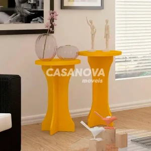 MESA APOIO ARTELY LUCK AMARELO