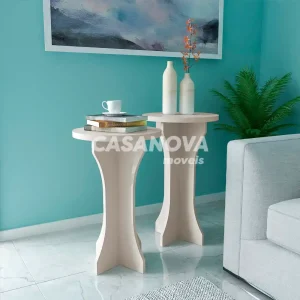 MESA APOIO ARTELY LUCK OFF WHITE