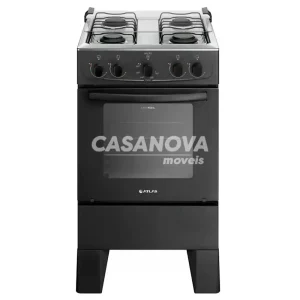 FOGAO 4B ATLAS MILAO PRETO