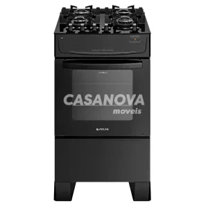 FOGAO 4B ATLAS MONACO TOP GLASS PRETO