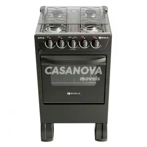 FOGAO 4B BRASLAR PISO NEW SIRIUS SIMPLES BLACK