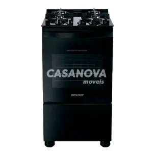 FOGAO 4B BRASTEMP BFO4VA MESA VIDRO PRETO
