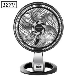 VENTILADOR BRITANIA BVT410 TURBO 47CM 6 PAS 3 VEL 127V PRETO